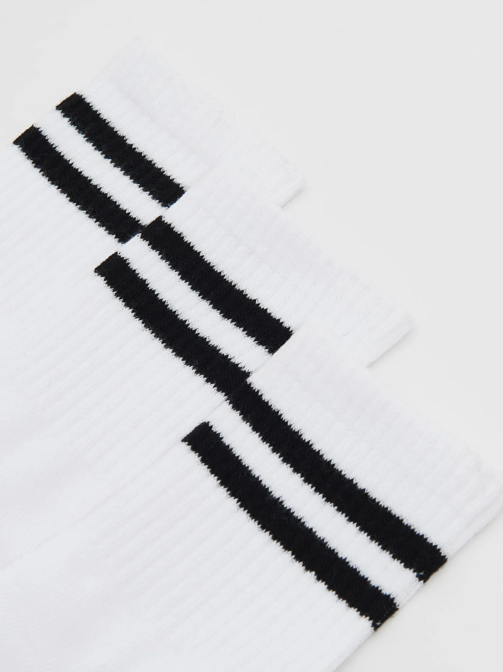Online 3 pack ch skarpet z czarnymi paskami Skarpety, Rajstopy