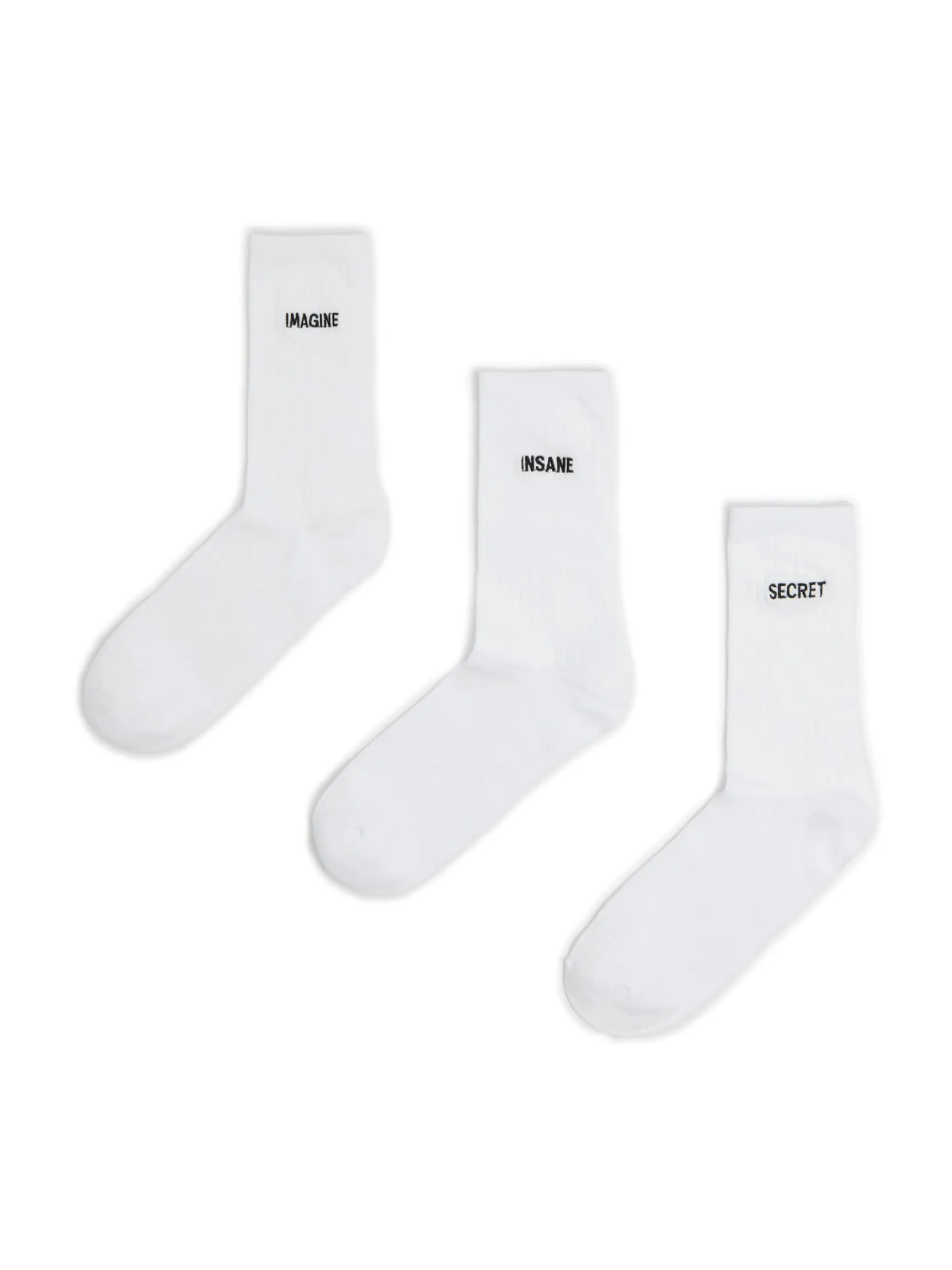 New 3 pack ch skarpet z haftem Skarpety, Rajstopy