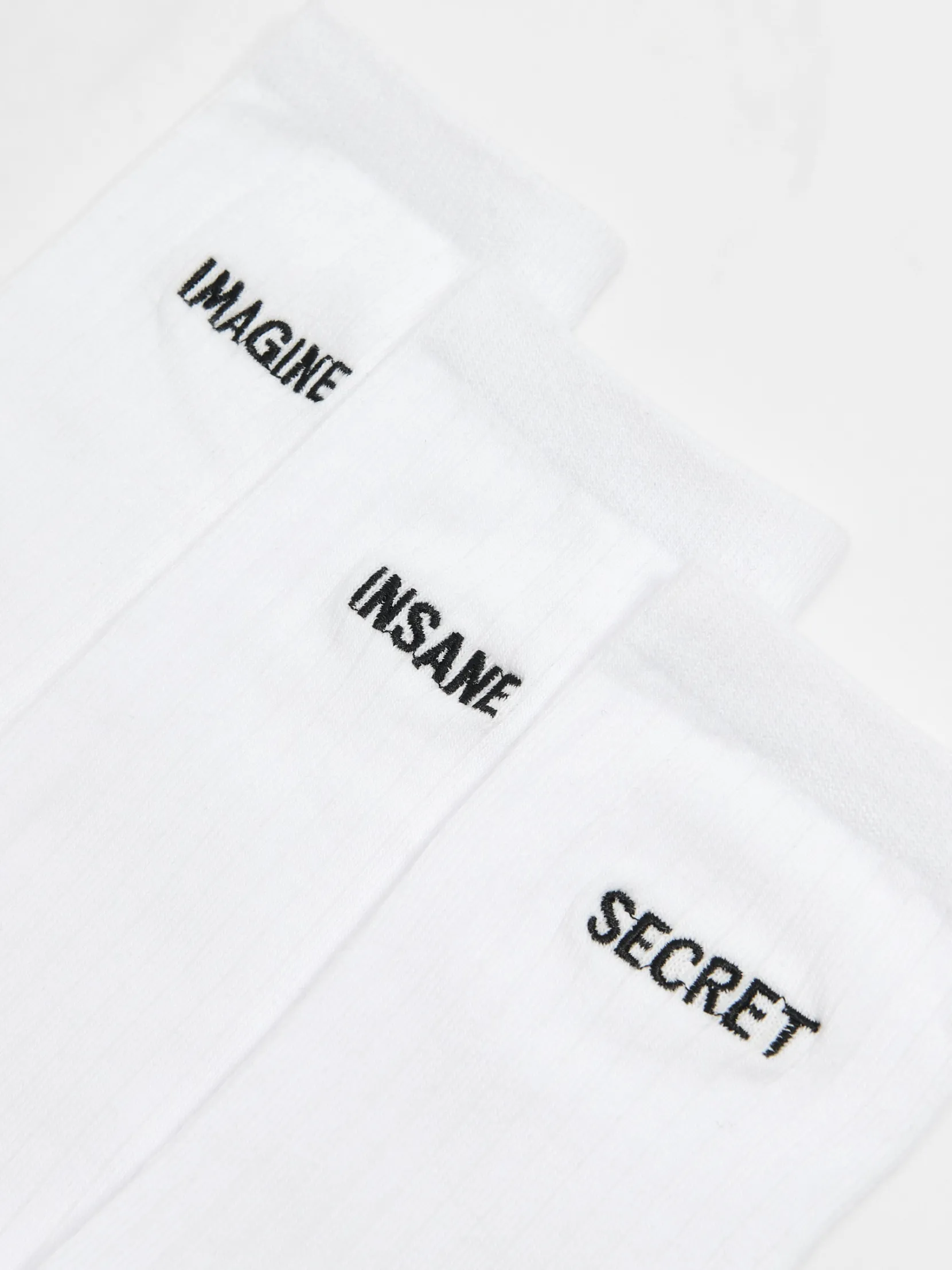 New 3 pack ch skarpet z haftem Skarpety, Rajstopy