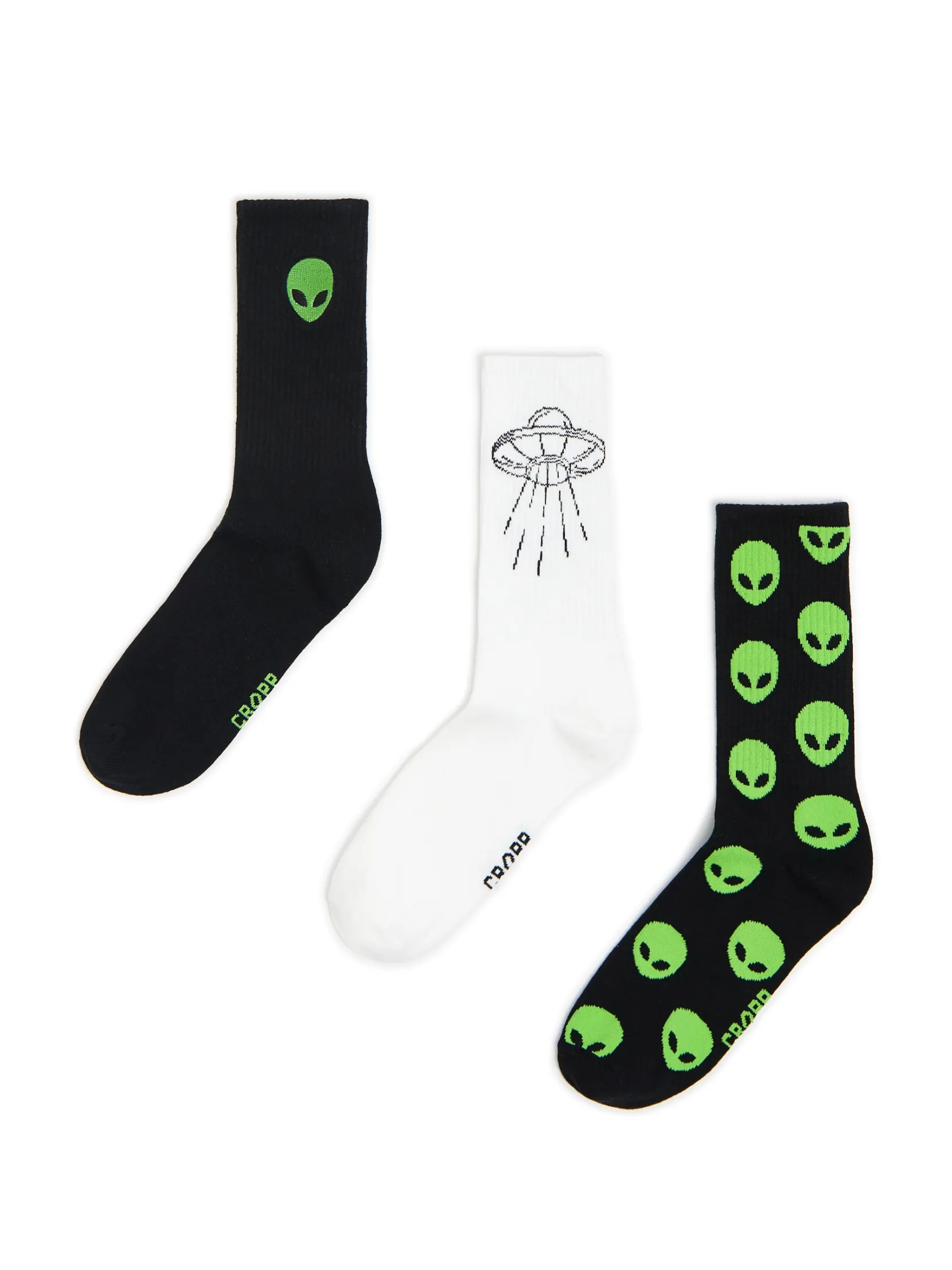 Clearance 3 pack długich skarpet alien Skarpetki