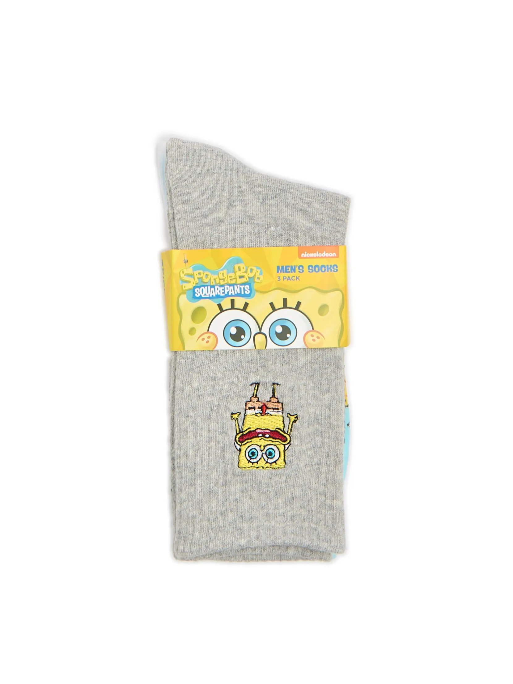 Online 3 pack długich skarpet SpongeBob SquarePants Skarpetki