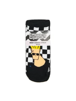Sale 3 pack krótkich skarpet Johnny Bravo Skarpetki