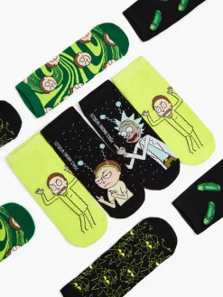 Fashion 5 pack krótkich skarpet Rick and Morty Skarpetki