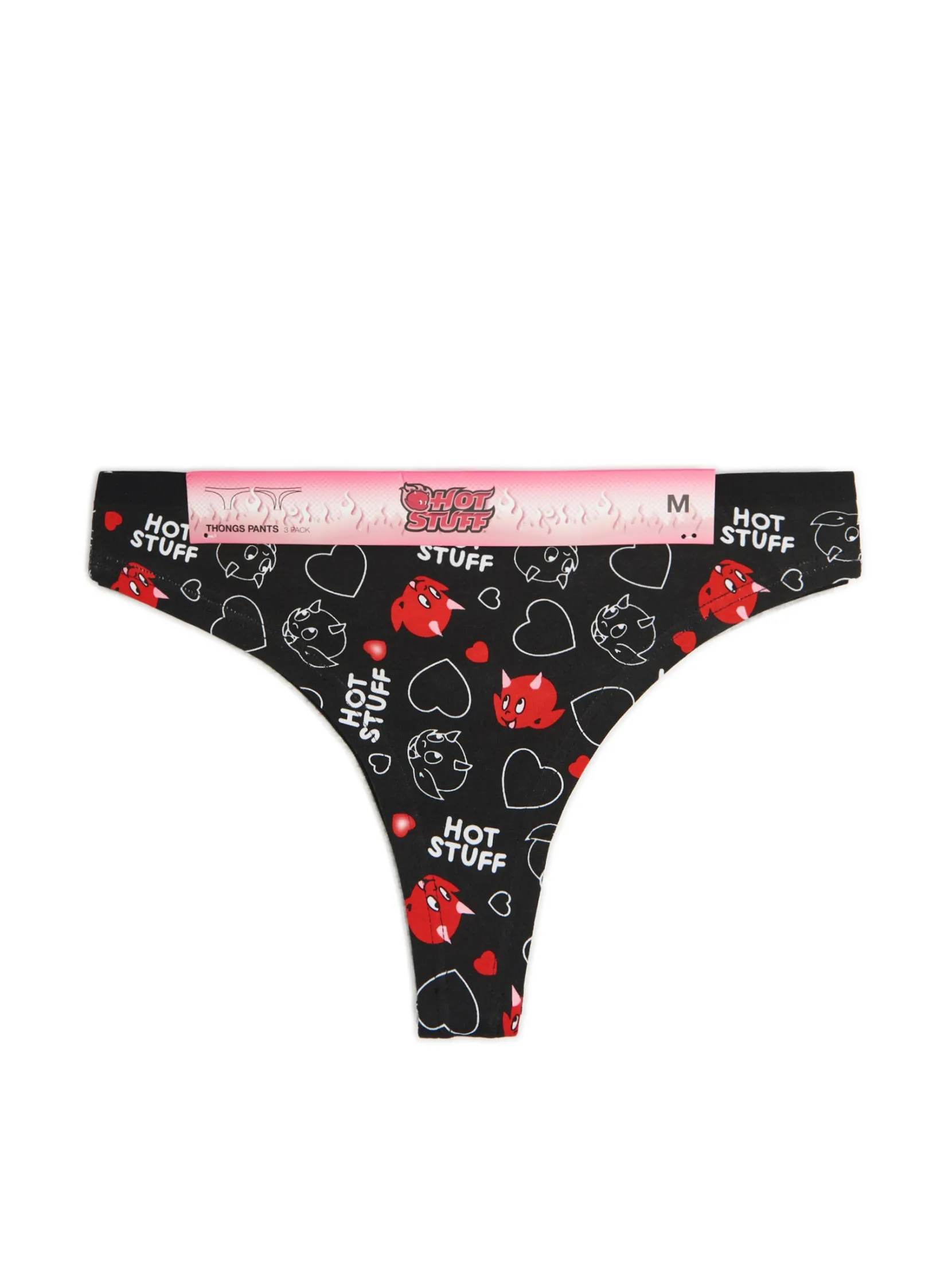 Fashion 3 pack majtek Hot Stuff The Little Devil Bielizna