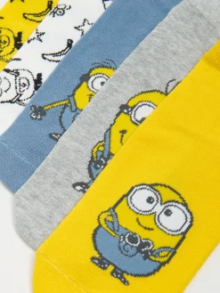 New 5 pack skarpetek z Minionkami Skarpety, Rajstopy