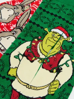 Best 2 pack świątecznych skarpet Shrek Akcesoria Świąteczne|Skarpetki