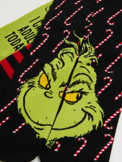 Clearance 3 pack świątecznych skarpet Grinch Akcesoria Świąteczne|Skarpetki