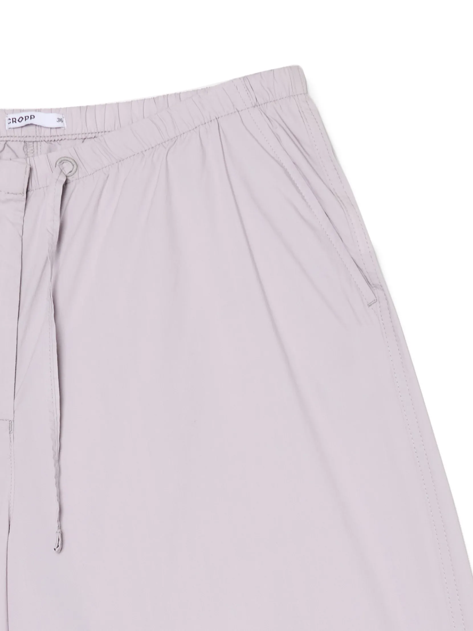 Discount Bawełniane spodnie wide leg Spodnie
