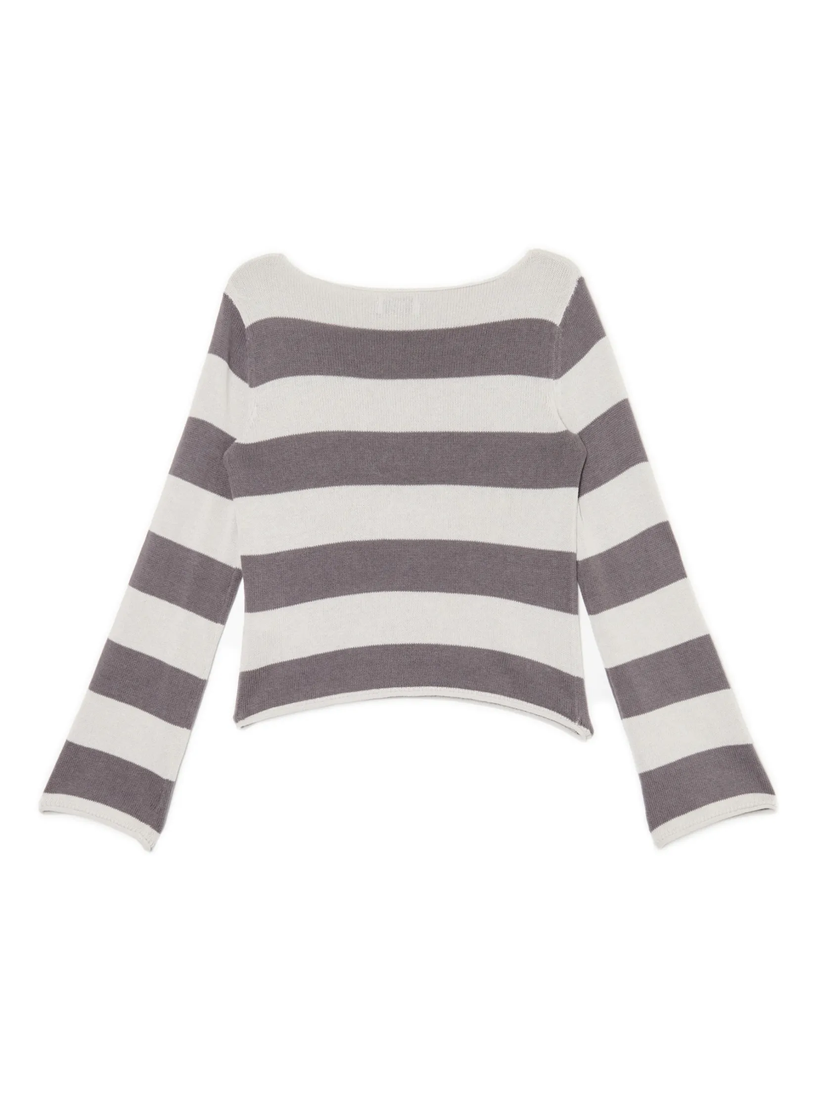 Hot Bawełniany sweter w paski Swetry