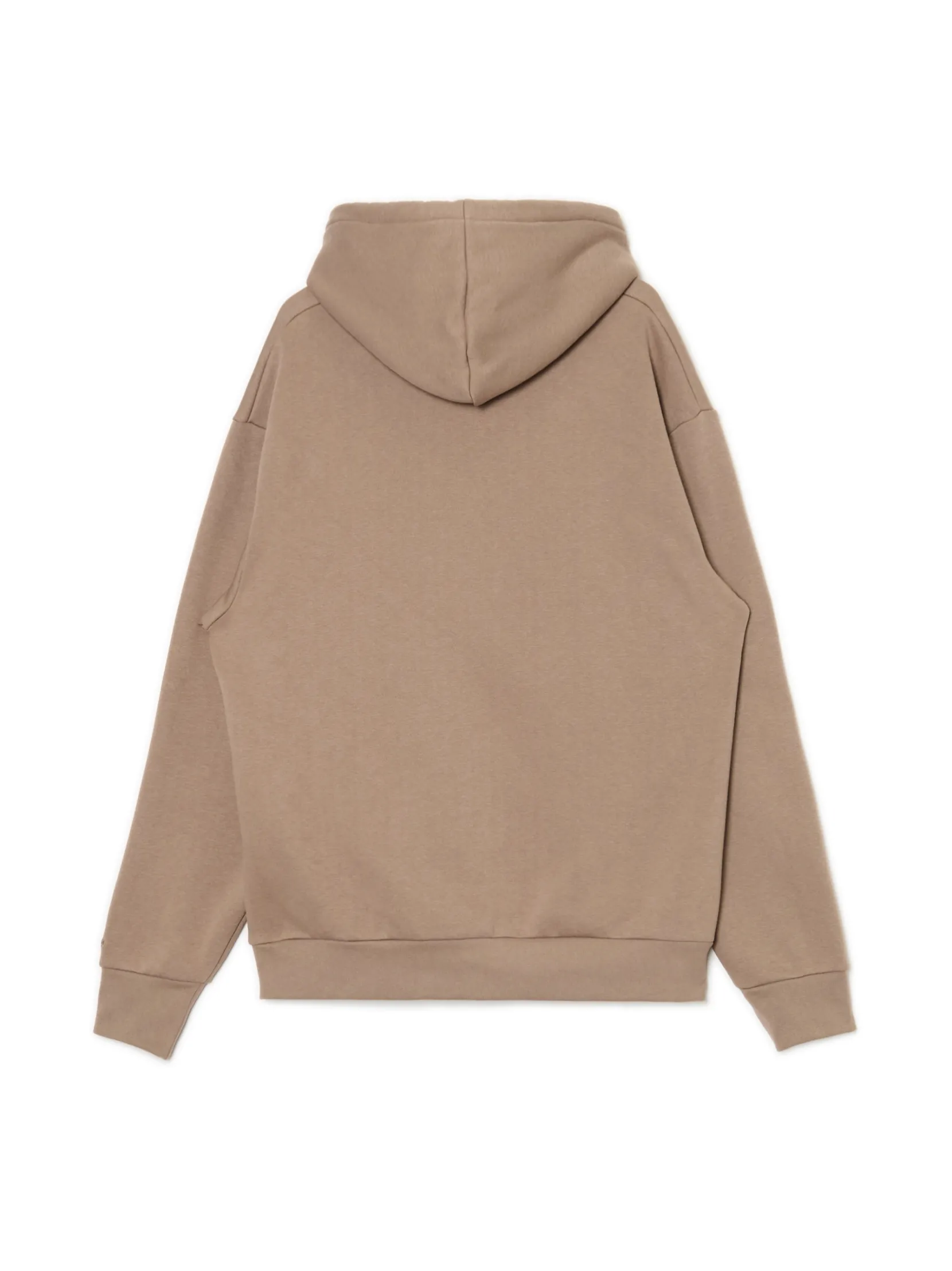New Beżowa bluza regular z kapturem Bluzy|Sety