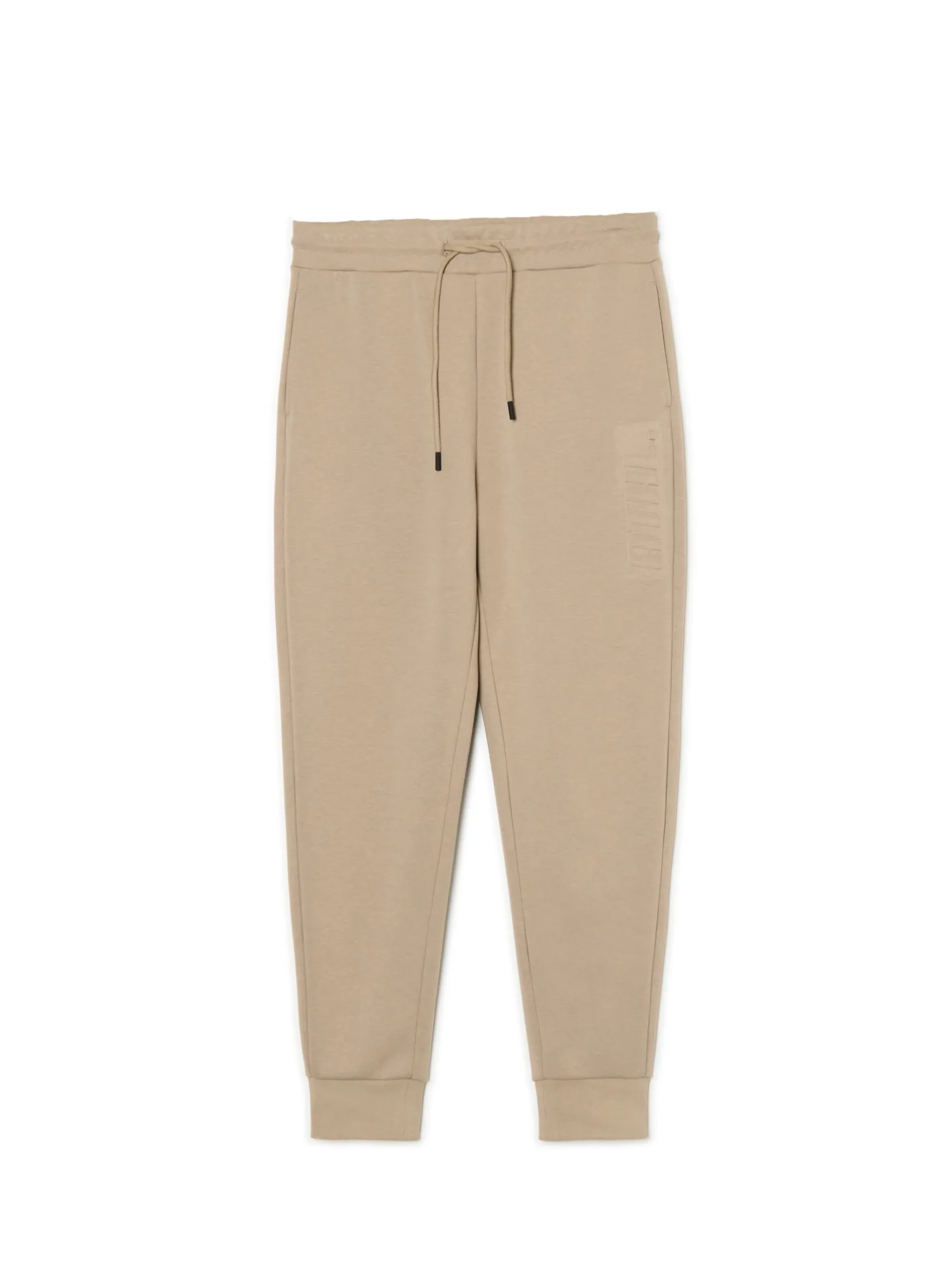 Clearance Beżowe dresowe joggery regular Spodnie