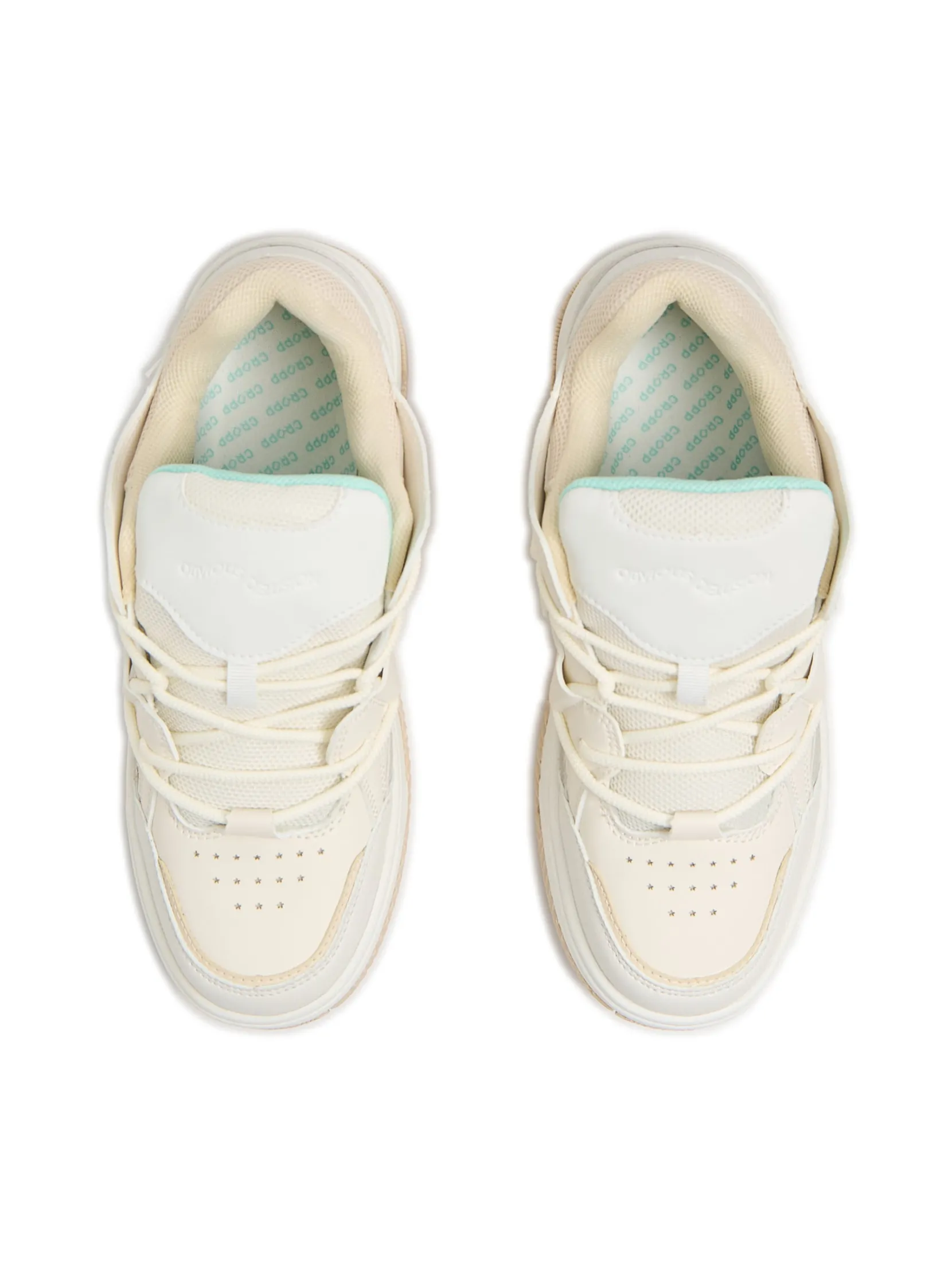 Fashion Beżowe sneakersy Sneakersy