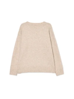 Outlet gładki sweter Swetry