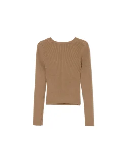 New sweter z wycięciem z przodu Swetry