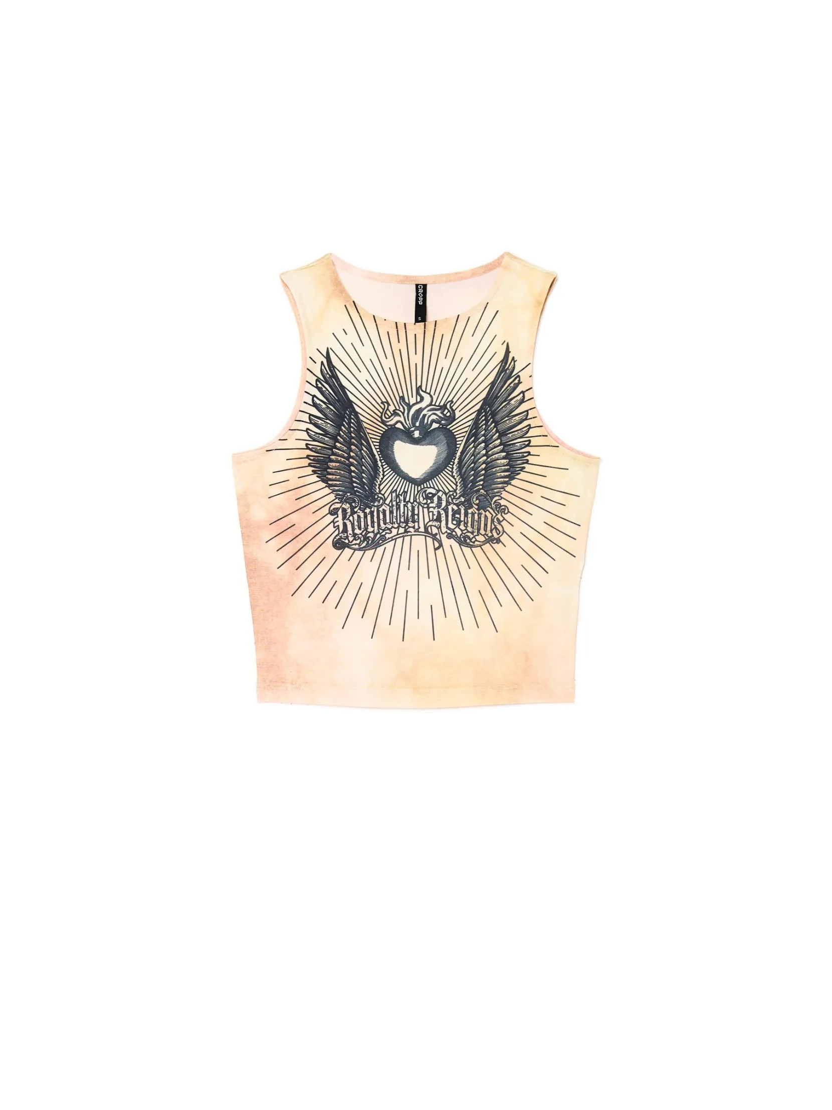 Best Beżowy top z efektem tie-dye Koszulki, Topy