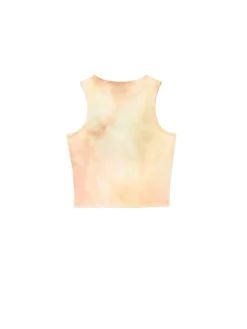 Best Beżowy top z efektem tie-dye Koszulki, Topy