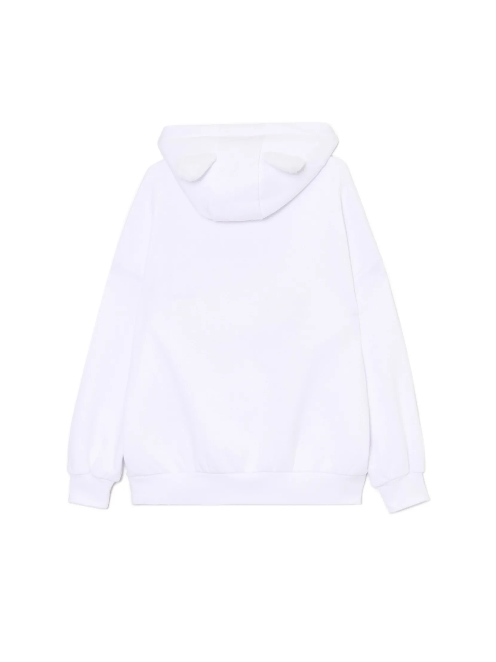 Fashion Biała bluza hoodie Hello Kitty Bluzy
