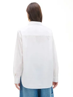 Online Biała koszula oversize Koszule, Bluzki