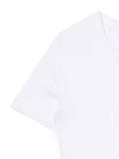 Discount Biała koszulka slim Koszulki, Topy