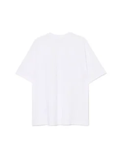 Online Biała koszulka z nadrukiem rzeźby UNISEX Unisex|Unisex