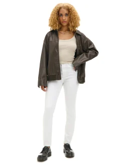 Sale Białe jeansy skinny Jeansy