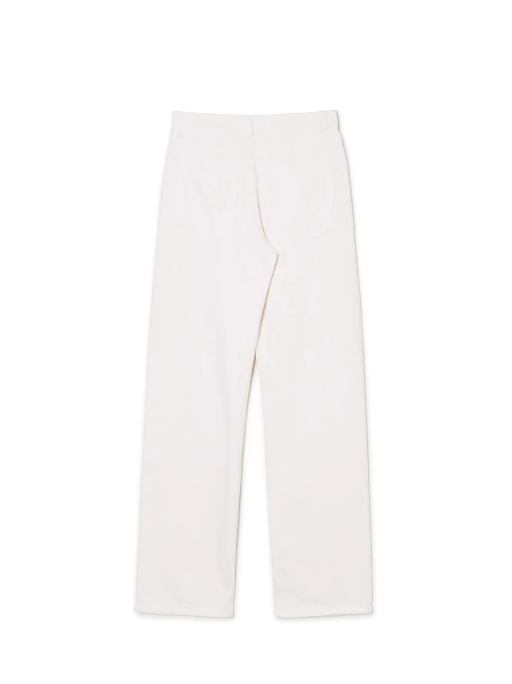 Discount Białe jeansy straight Jeansy
