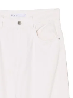 Discount Białe jeansy straight Jeansy