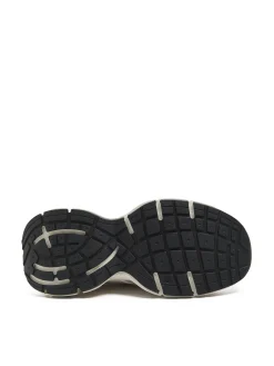 Clearance Białe sneakersy z elementami reflective Sneakersy