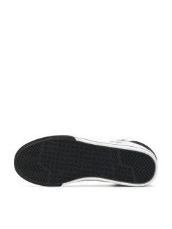 Online Białe sneakersy z nadrukami Sneakersy|Za Kostkę