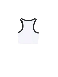 Clearance Biało-czarny top Koszulki, Topy