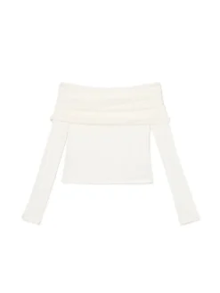 Fashion sweter typu carmen Swetry