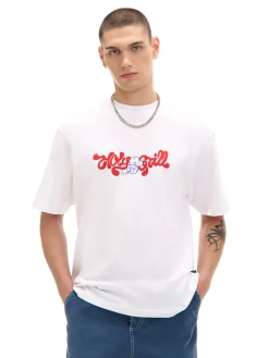 Fashion T-shirt z grillowym nadrukiem Koszulki