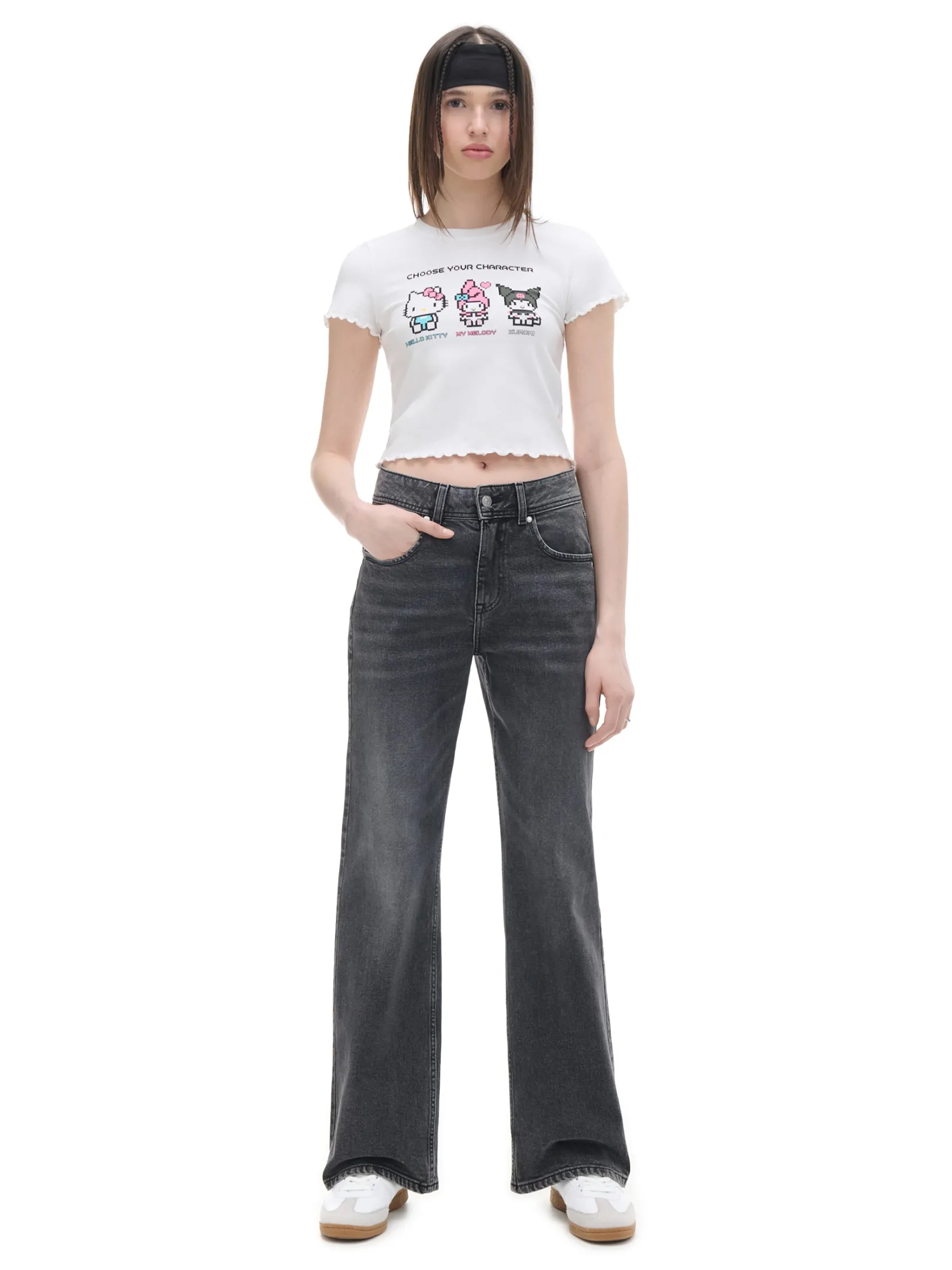 Best t-shirt z nadrukiem Hello Kitty Koszulki, Topy