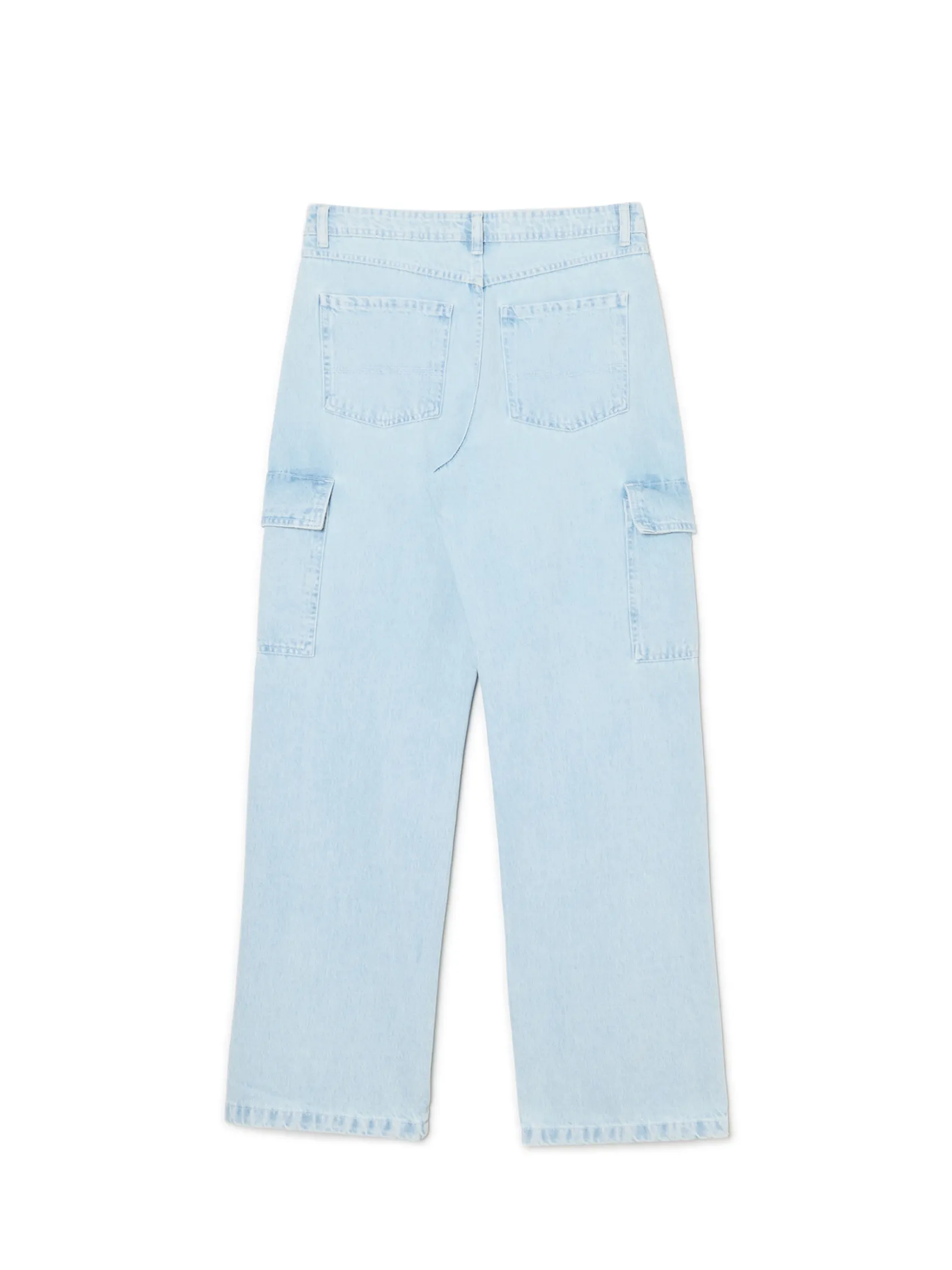 Outlet Błękitne jeansy baggy Jeansy