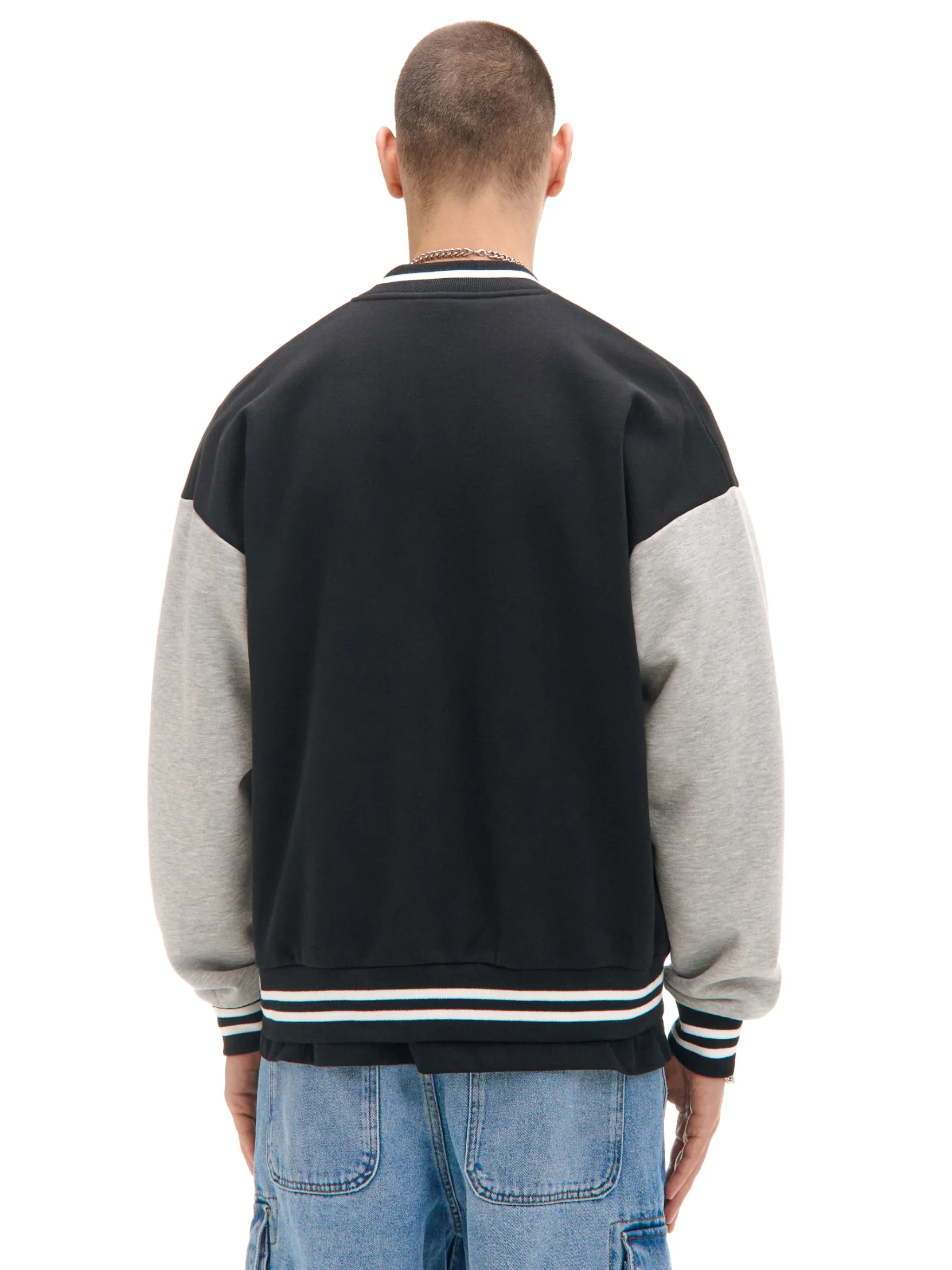 Outlet Bluza college na zatrzaski Bluzy