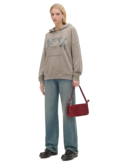 Discount Bluza hoodie oversize z napisem UNISEX Unisex|Unisex