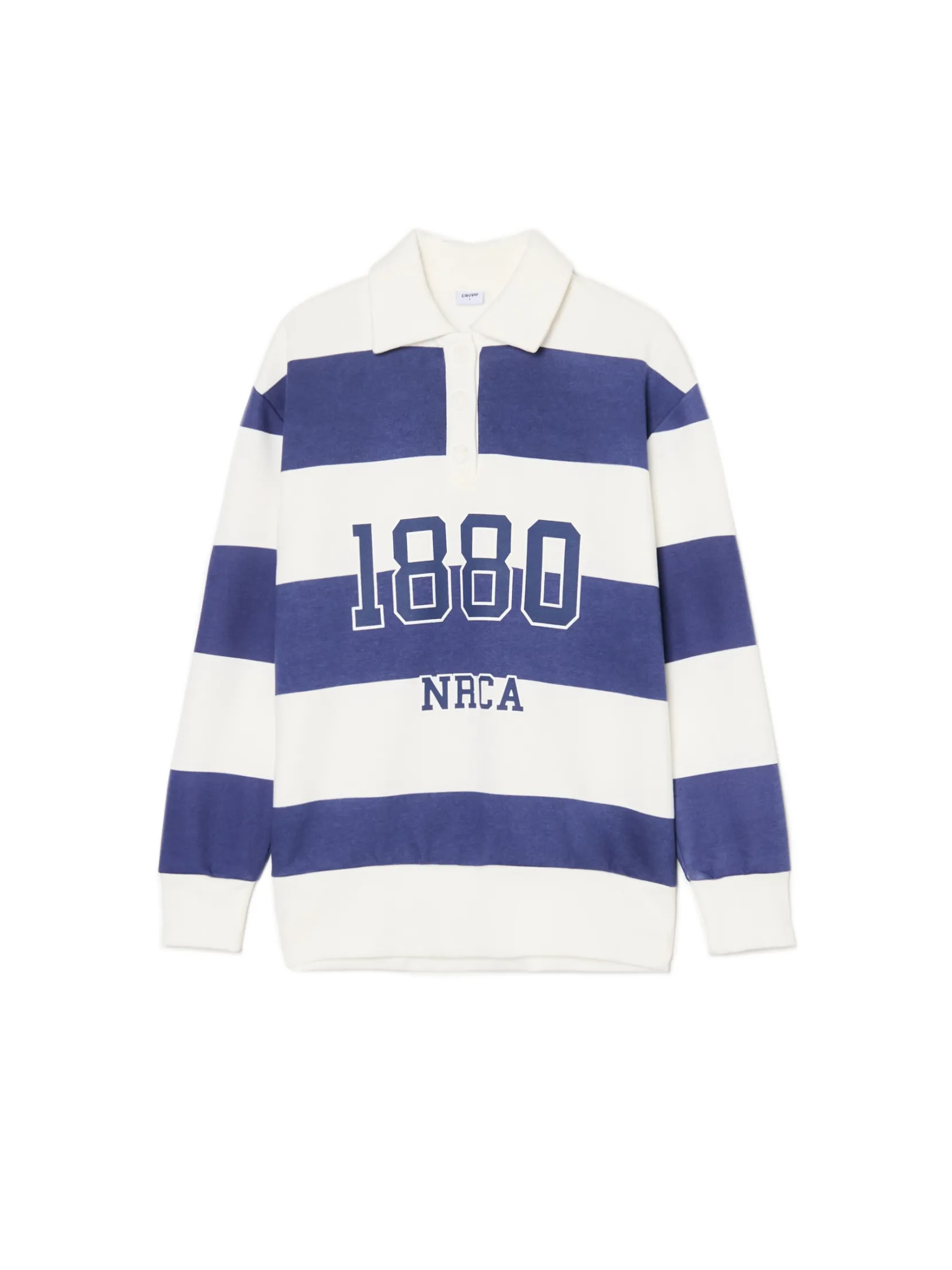 Discount Bluza w paski z aplikacją Bluzy