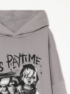 Hot Bluza z kapturem i Laleczką Chucky Bluzy