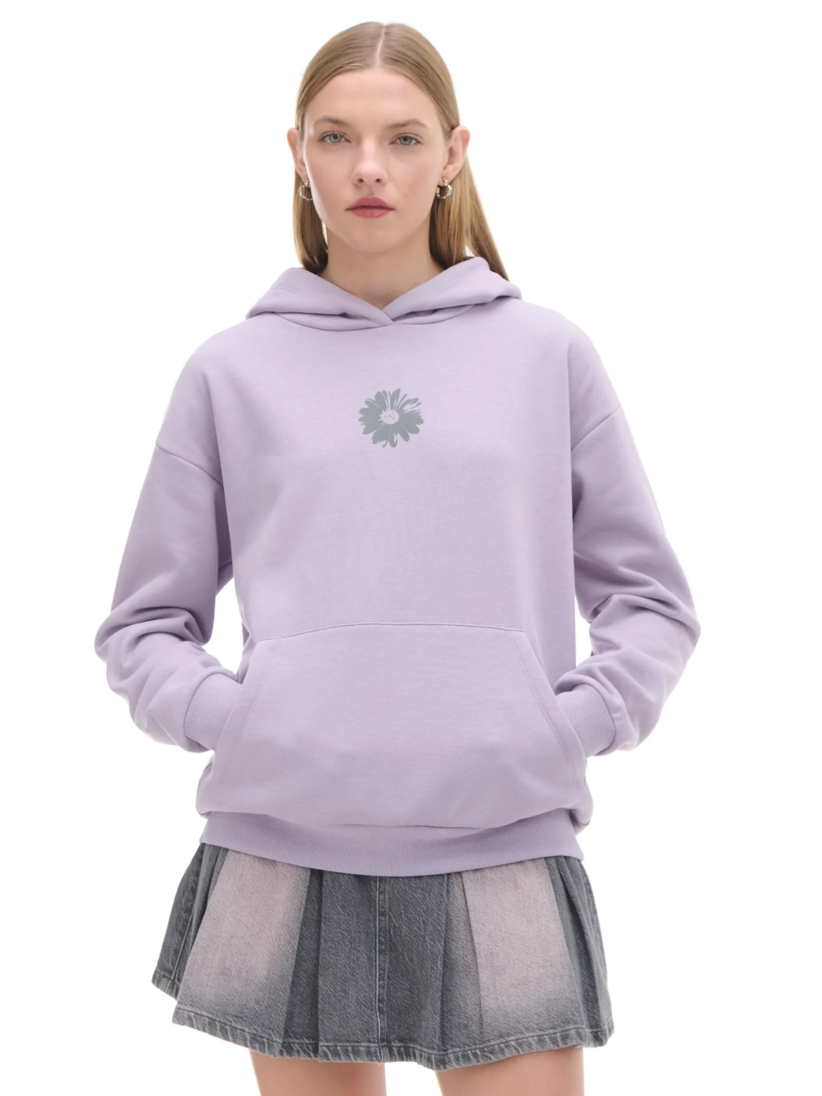 Fashion Bluza z motywem kwiatu Bluzy