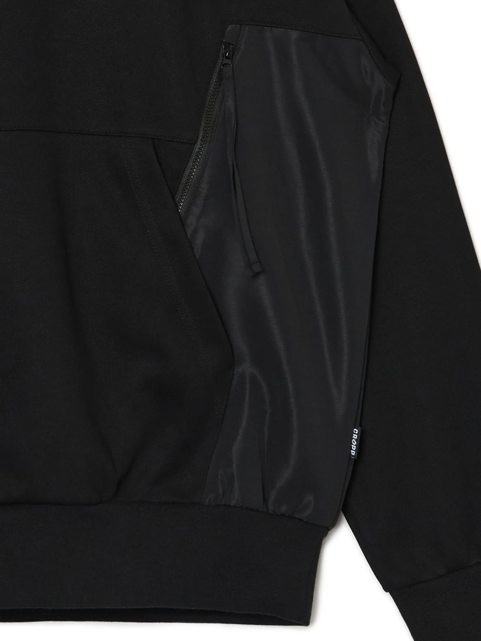 Outlet Bluza z tkaninowymi wstawkami Bluzy