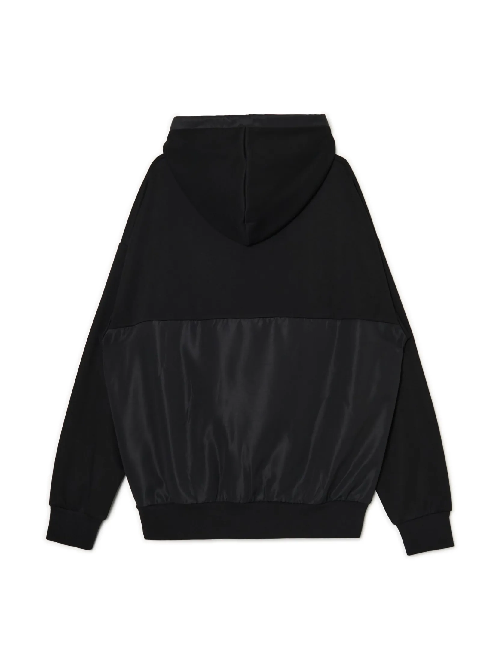 Outlet Bluza z tkaninowymi wstawkami Bluzy