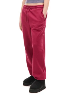 Sale Bordowe dresowe joggery Spodnie|Sety