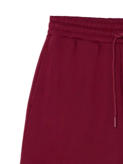 Sale Bordowe dresowe joggery Spodnie|Sety