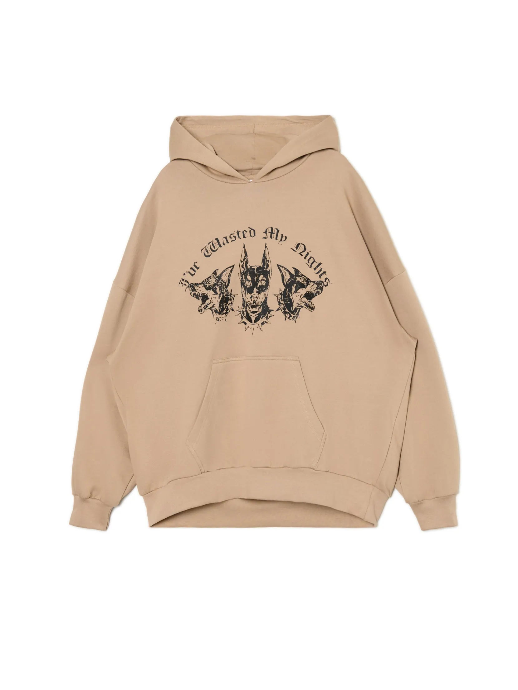 Discount Brązowa bluza hoodie z dobermanami UNISEX Unisex|Unisex