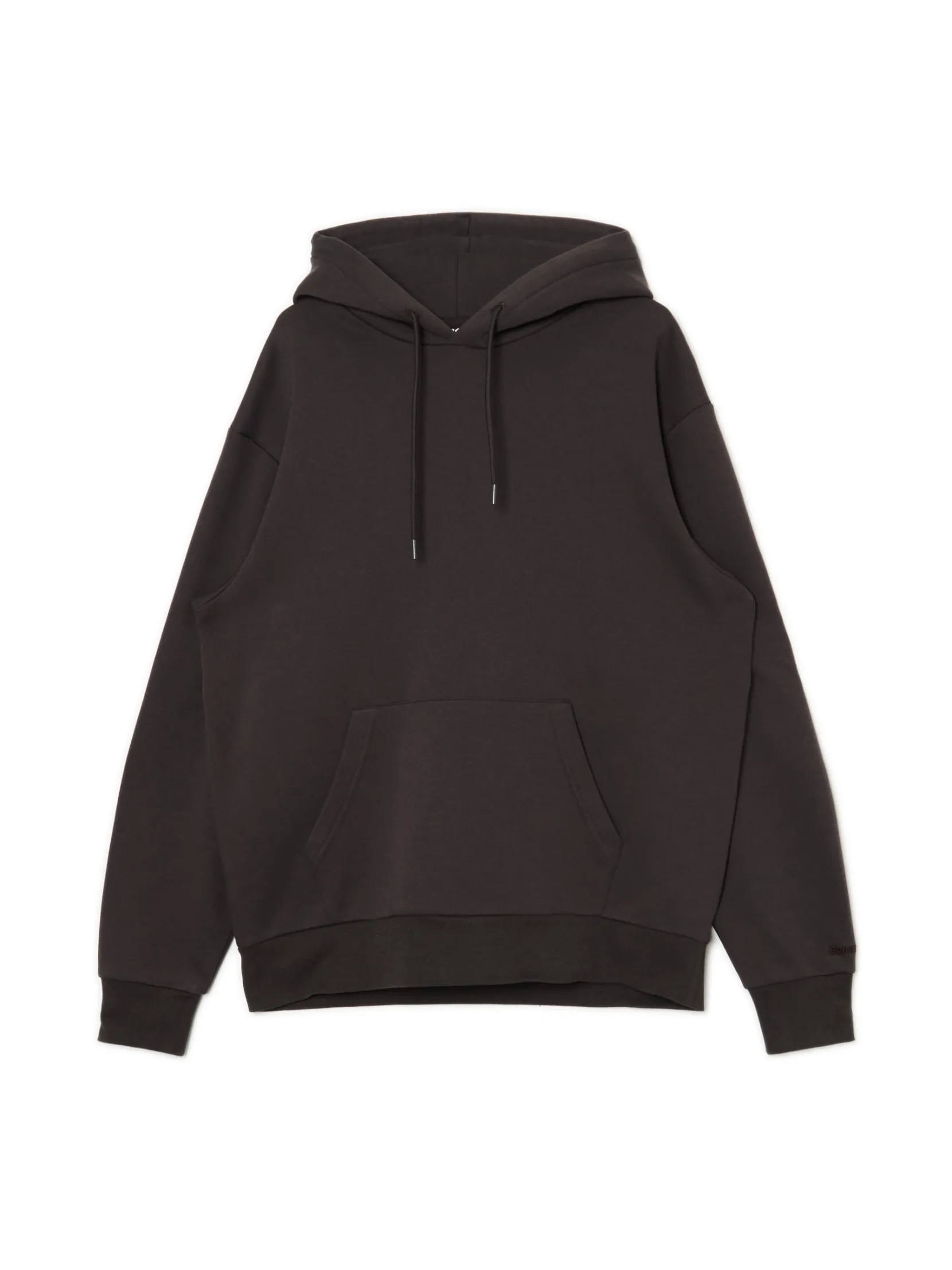 New Brązowa bluza regular z kapturem Bluzy|Sety