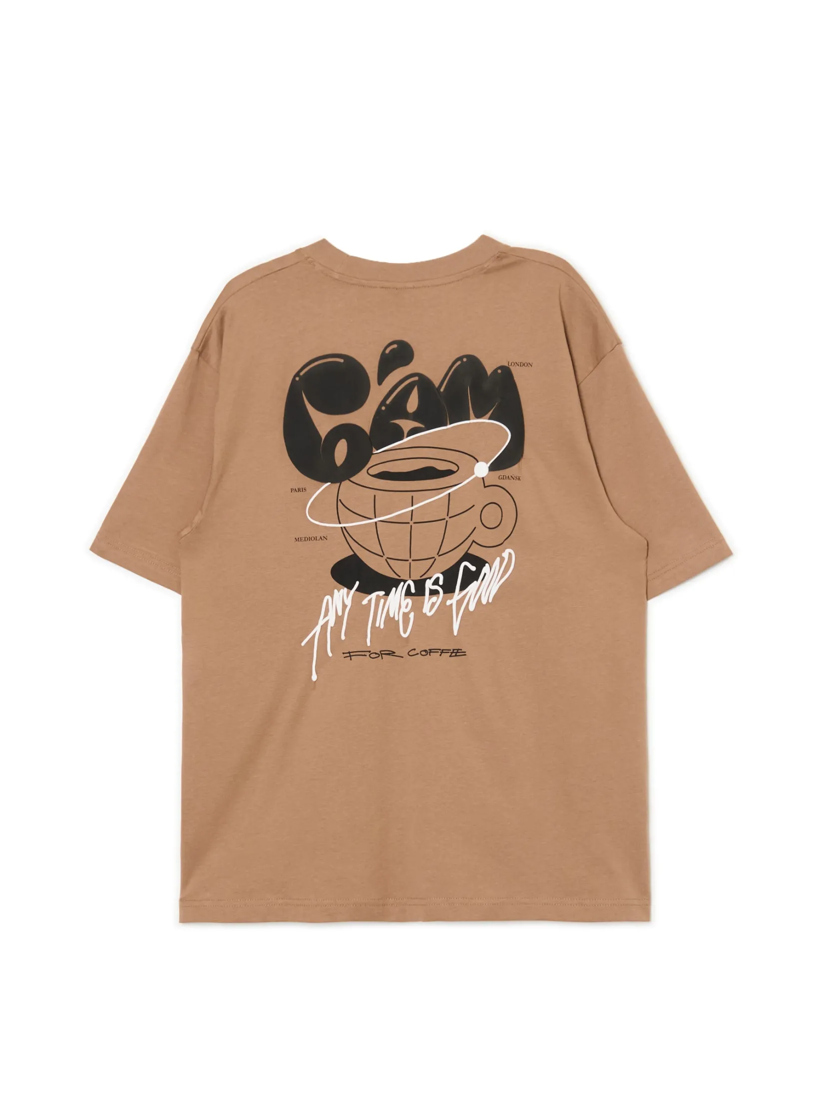 Fashion T-shirt z kawą Koszulki