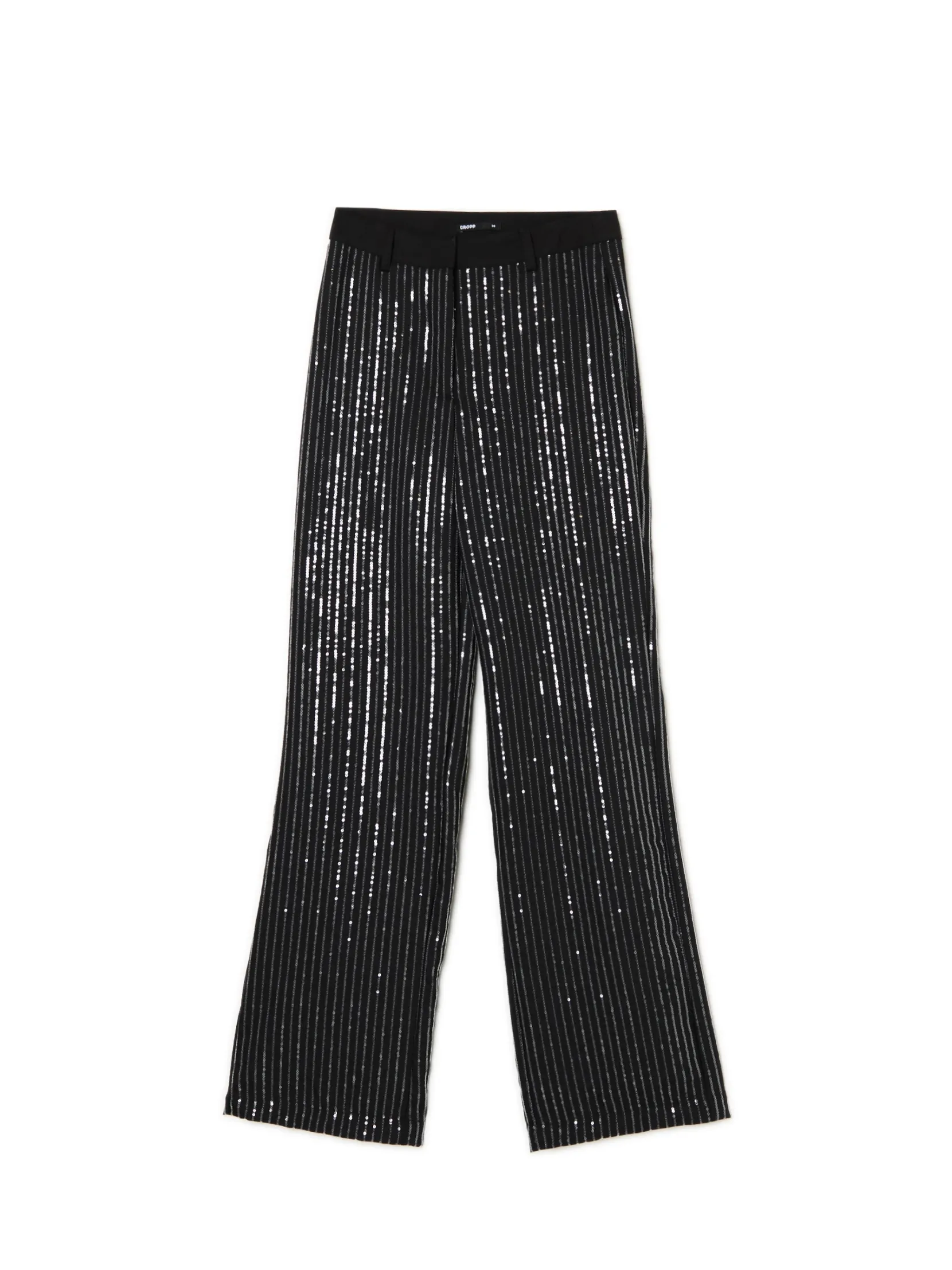 Best Cekinowe spodnie tailoring Spodnie|Sety