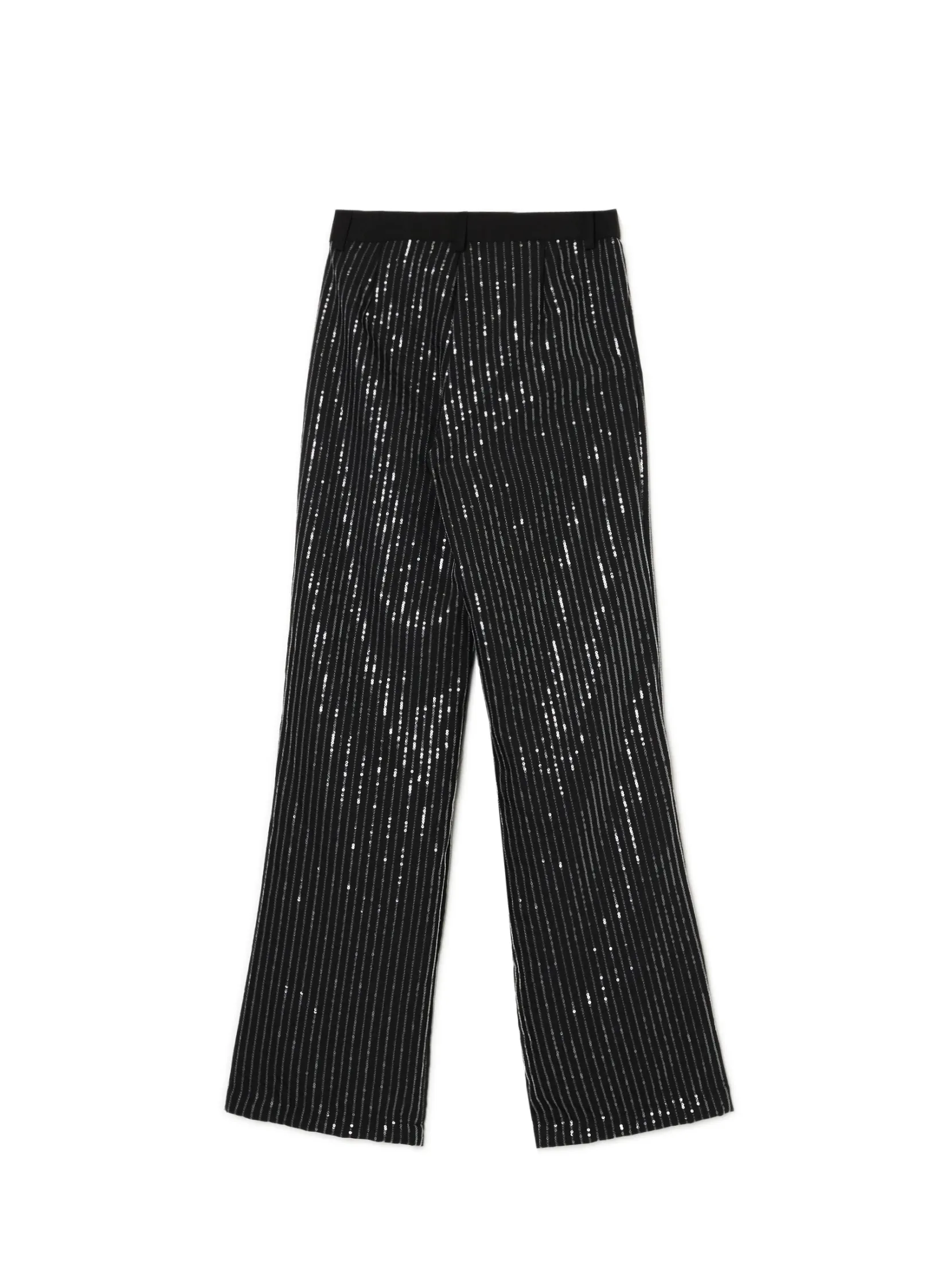 Best Cekinowe spodnie tailoring Spodnie|Sety