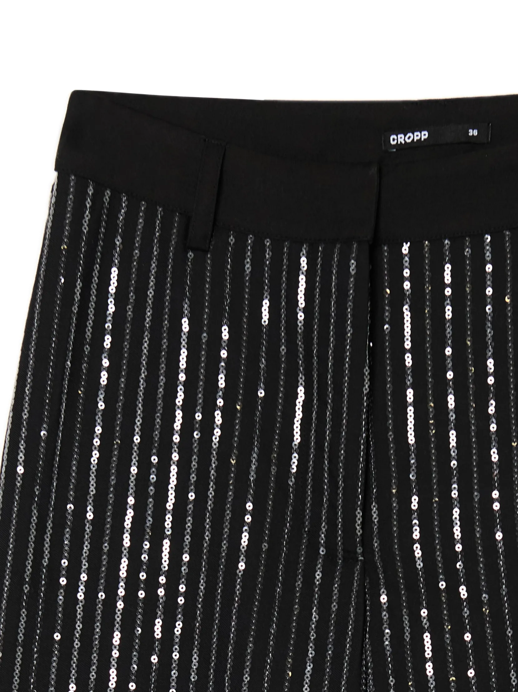 Best Cekinowe spodnie tailoring Spodnie|Sety