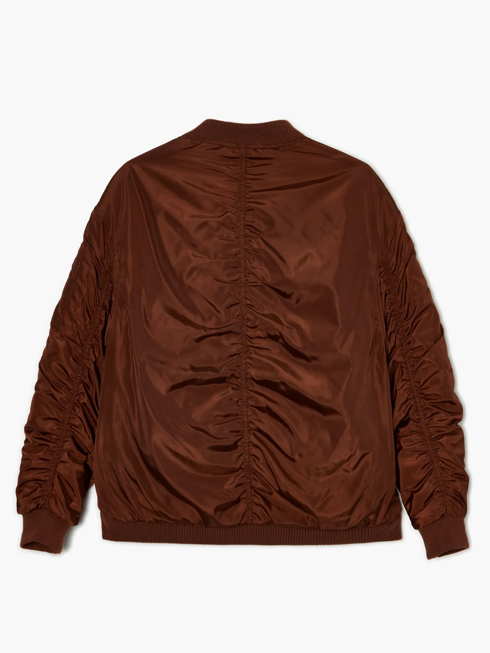 Discount Ciemnobrązowa kurtka bomber Kurtki, Płaszcze